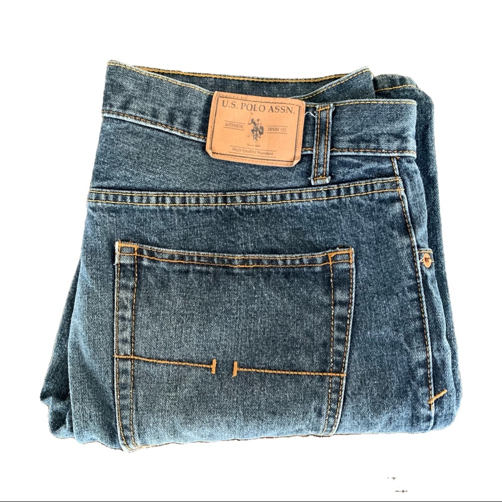U.S. Polo Assn VTG W32 L30 Light Blue Denim Jeans